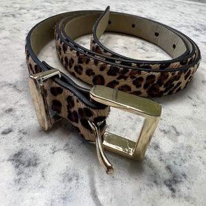 Leopard Print Belt